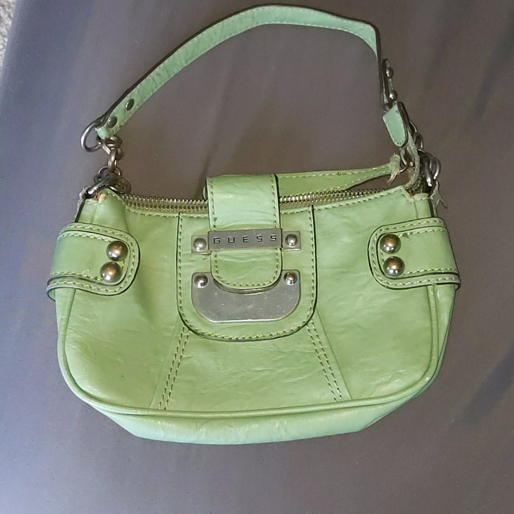 Mint Green Small Guess purse